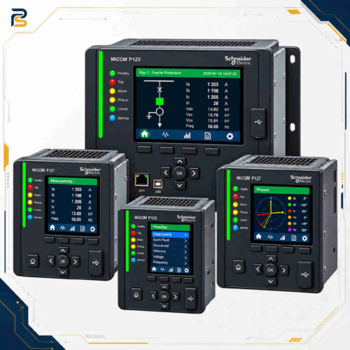 رله حفاظتی Schneider Electric MiCOM P12x برای حفاظت اضافه‌جریان و خطای زمین