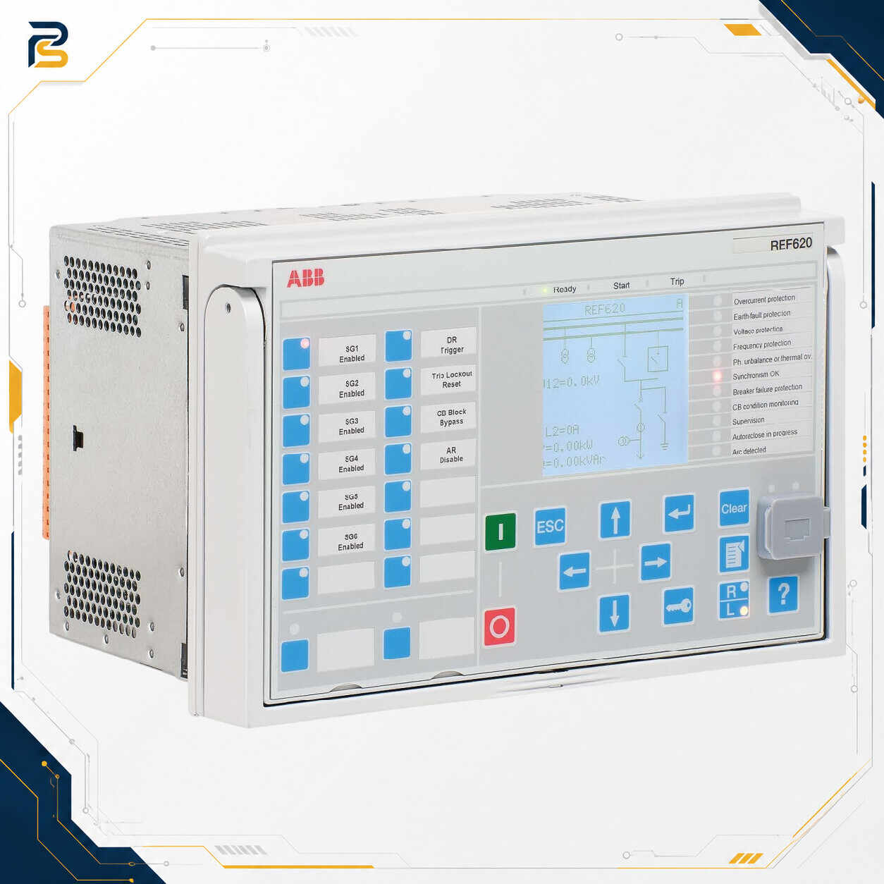 ABB Relion REF620 Feeder Protection and Control Relay رله حفاظتی ABB REF620 برای حفاظت و کنترل فیدر فشار متوسط