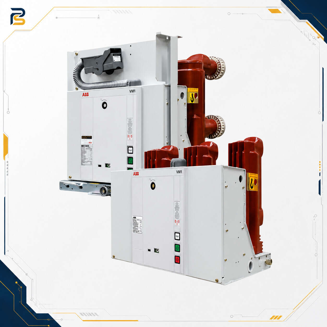 VM1 کلید قدرت خلأ ABB سری VM1 با مکانیزم عملگر مغناطیسی