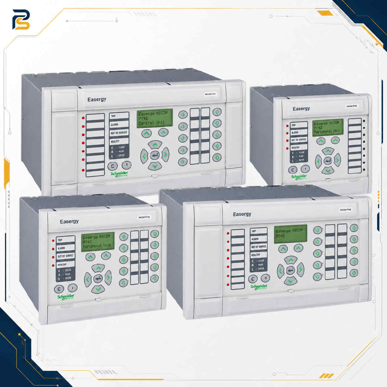 P740 رله حفاظتی اشنایدر MiCOM P740 | حفاظت دیفرانسیل باسبار