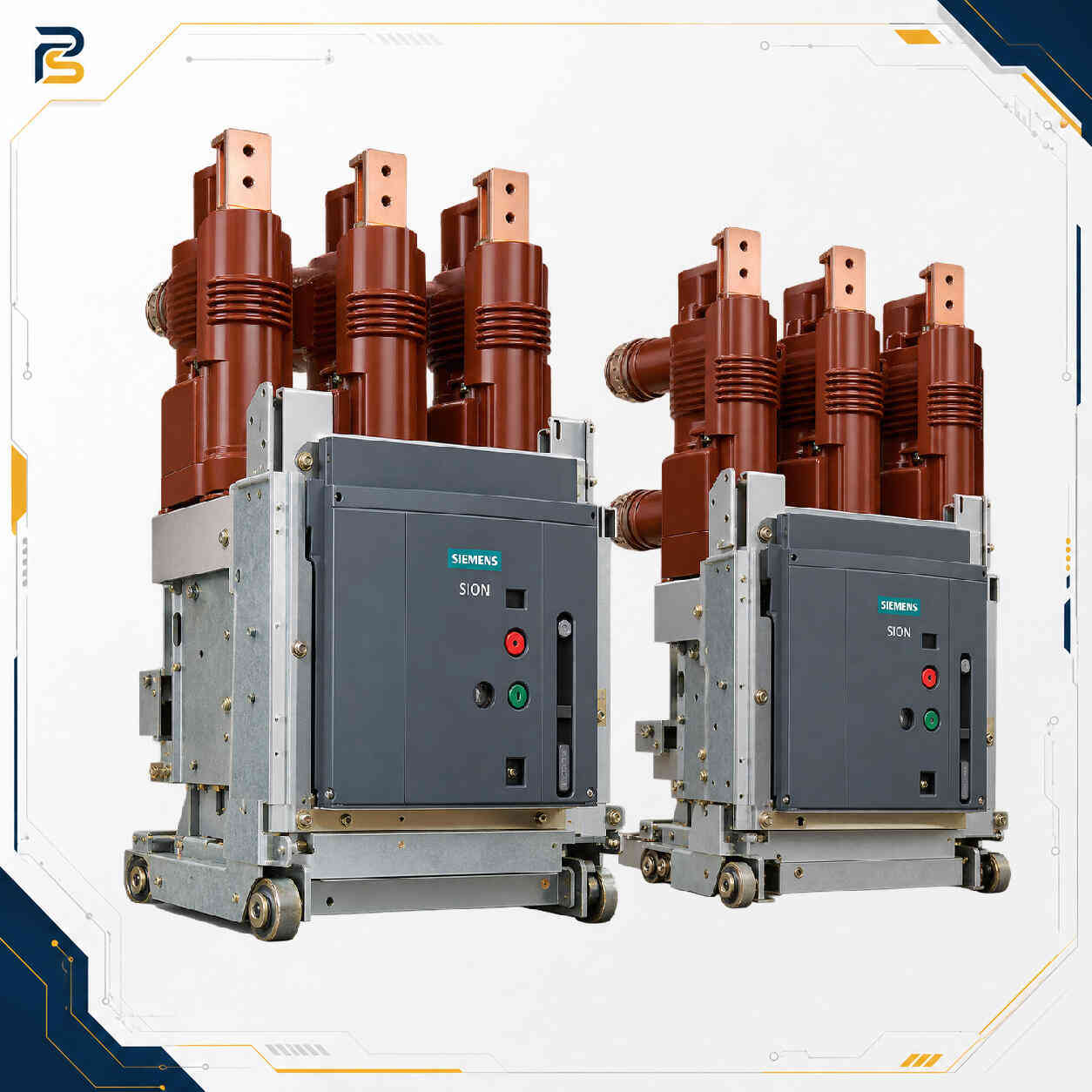 Siemens SION 3AE5 — 4000A کلید خلأ زیمنس SION 3AE5 | 12kV 4000A