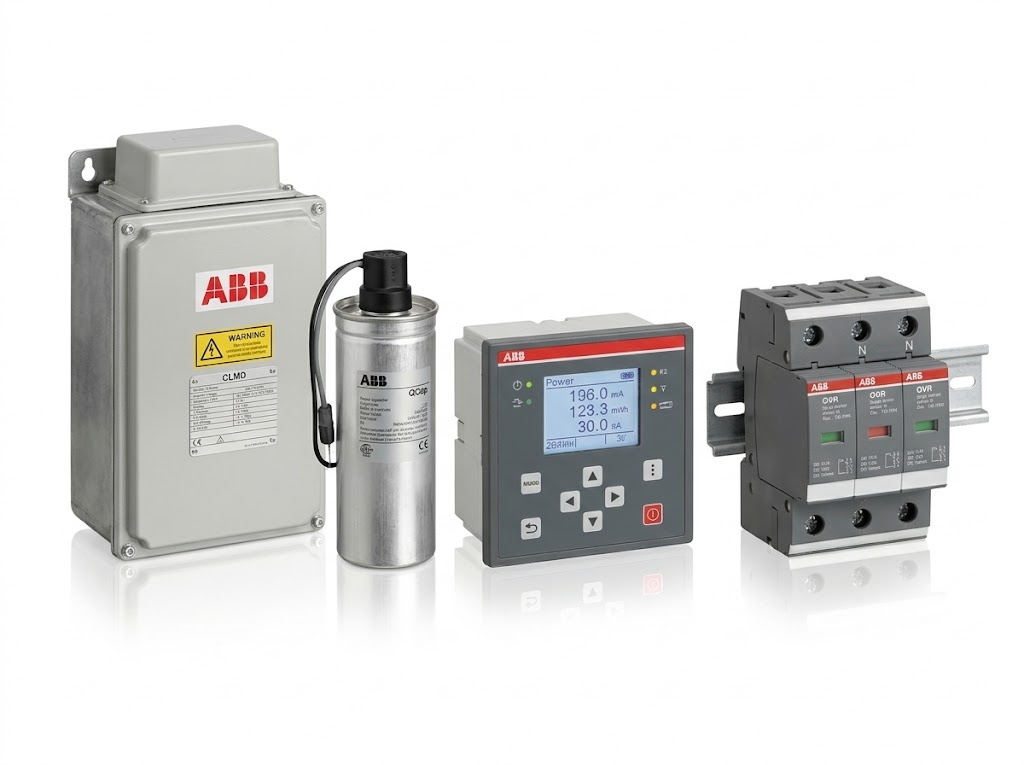 اصلاح ضریب توان و سرج ارستر ABB