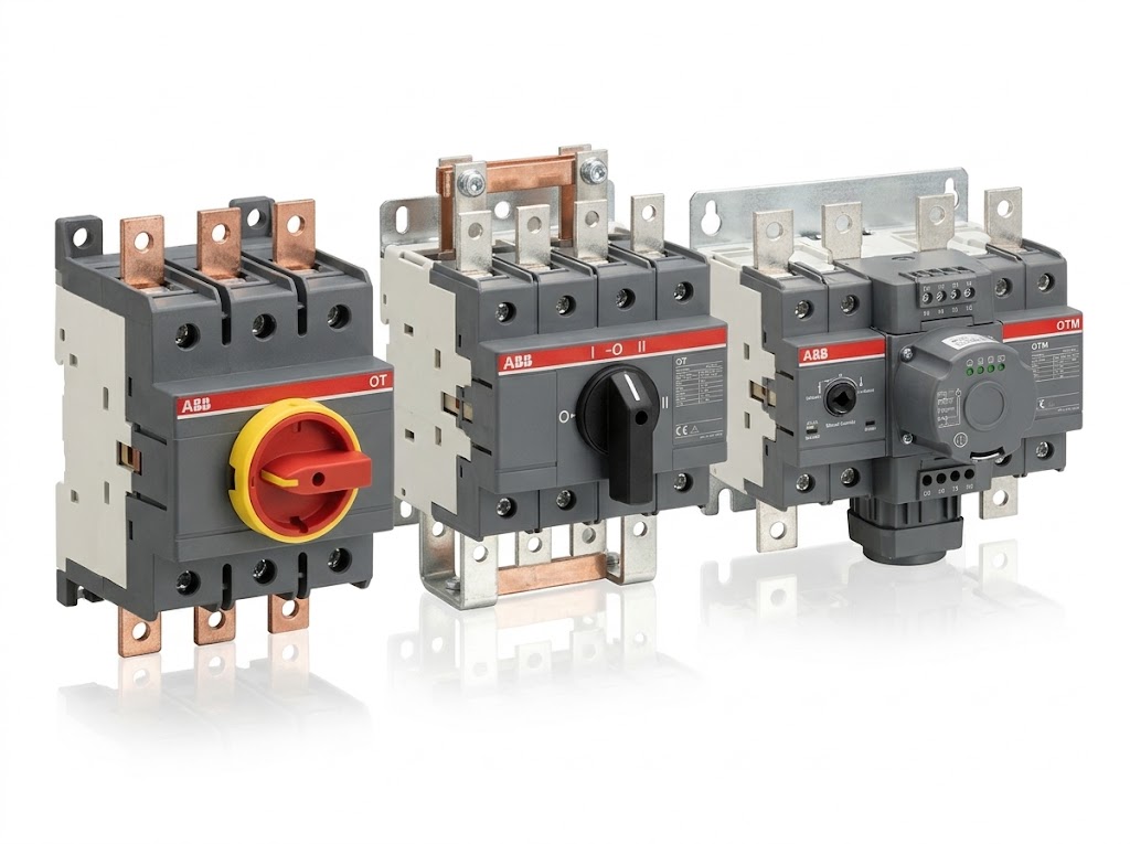سکسیونر، کلید بار و چنجاور ABB